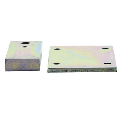 Herrajes con Placa y Montura Posterior / Alta Resistencia / Compatibilidad FAAC 400/422 / Anti-corrosión 72840065 FAAC