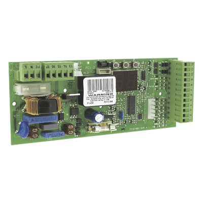 Tarjeta Electrónica para Operador de Puerta Industrial / Control Motor 1PH / Ahorro Energético 30% / Protección Sobretensión y Cortocircuito / Diseño Compacto 63000710 FAAC
