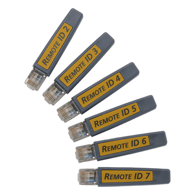Kit de Identificadores Remotos / 6 Puntos ID #2-7 / 984 pies / RJ45-RJ11-Coaxial / Para MicroScanner PoE REMOTEID-KIT FLUKE NETWORKS