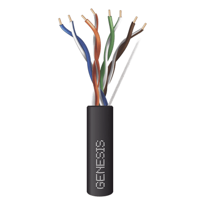 Bobina de Cable / UTP Cat6 PLENUM / 305 m (1000 ft) / 4 Pares / PVC Resistente a Luz Solar / UL CMP / 350 MHz / CCTV y Redes de Datos 6361-2108/1000 GENESIS