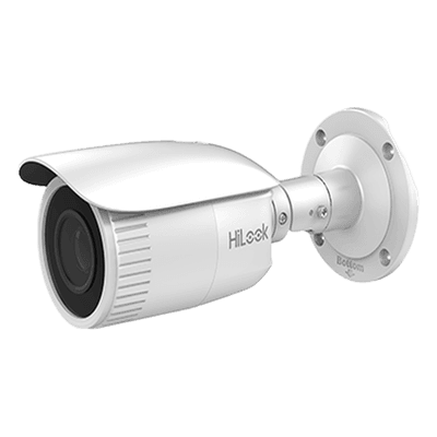 Bala IP / 4 MP / Lente Motorizado 2.8-12 mm / IR EXIR 30 m / PoE / IP67 / WDR 120 dB / Micro SD 256 GB / 98 ft IPC-B640H-Z(C) HiLook by HIKVISION