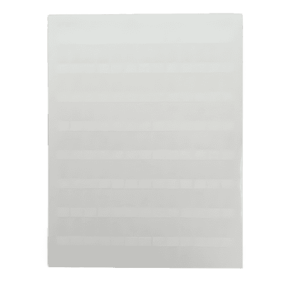 Etiqueta para componente / 96.3 mm x 7.6 mm / 3.79 in x 0.3 in / Poliolefina / Blanco / Láser e inyección de tinta C379X030FJJ PANDUIT