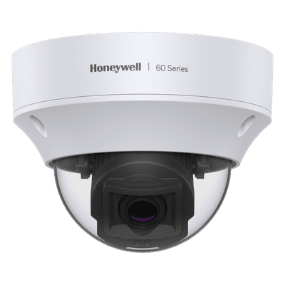 Cámara IP domo / 5 MP / lente motorizado 2.7-13.5 mm / IR 50 m / IP67 / IK10 / PoE IEEE 802.3at / ONVIF Profile S/G / NDAA HC60W45R2 HONEYWELL