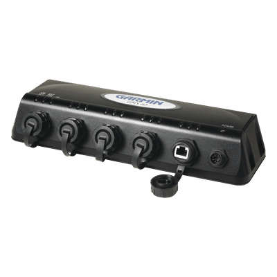 Switch Marino / 3 Puertos / Red Garmin / Montaje Compacto / 0.544 kg / Entornos Exigentes 10-00351-00 GARMIN