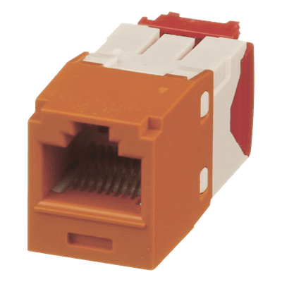 Conector Jack RJ45 / Categoría 5e / 8P8C / Terminación TG / Sin Herramienta de Impacto / -10°C a 65°C / 3.28 pies de Alcance de Frecuencia CJ5E88TGOR PANDUIT