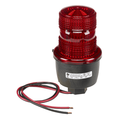 Luz de advertencia LED / 24 Vcc / Montaje en tubo / Rojo / IP66 / IP69K / Perfil bajo LP3-PL-024-R FEDERAL SIGNAL INDUSTRIAL