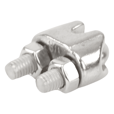 Tensor de acero forjado / Gancho-argolla / Rosca 3/8" / Longitud 6" / Carga 320 kg / 11 5/16" cerrado NUDO-18M-JSS Syscom