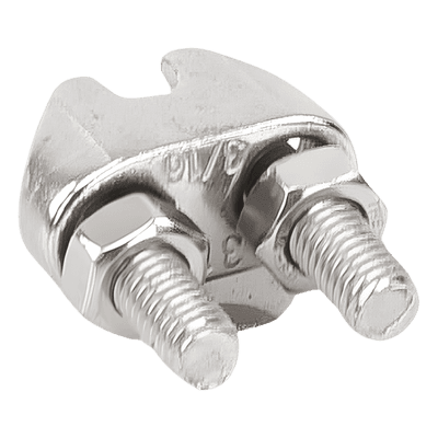 Tensor de acero forjado / Gancho-argolla / 3/8" x 6" / 320 kg / 6 pies (1.83 m) de rosca NUDO-316-MJSS Syscom