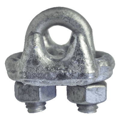 Nudo Perro Abrazadera / Acero Forjado / Cable 5/16" / Galvanizado en Caliente / Torque 50 N.m
