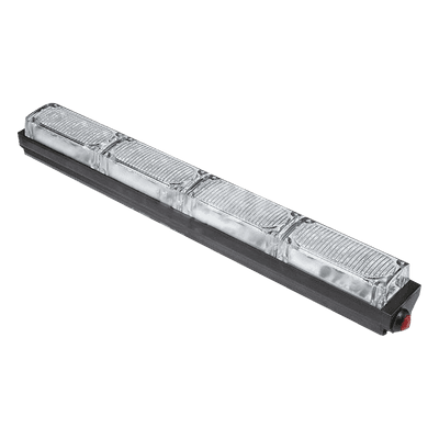 Barra de Luz de Advertencia / 4 Módulos LED / Rojo-Azul / 10-16 VCC / 1.03 ft x 1.37 in XL127H4RB EPCOM INDUSTRIAL SIGNALING