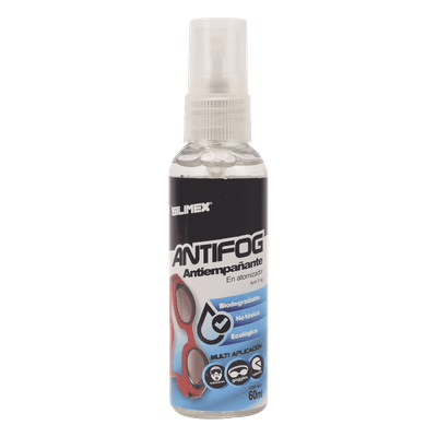 Líquido Antiempañante / 60 ml / Secado Rápido / Múltiples Superficies Ópticas / Aplicación con Dosificador ANTIFOG SILIMEX