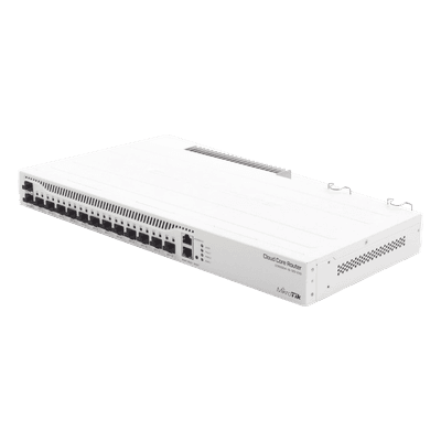 Cloud Core Router / 12x 10G SFP+ / 2x 25G SFP28 / Fuente Redundante / 4GB RAM ECC CCR2004-1G-12S+2XS MIKROTIK