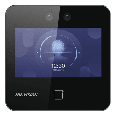 Terminal de Reconocimiento Facial / Pantalla Táctil 4.3 Pulgadas / 1,500 Rostros / 3,000 Tarjetas / Wi-Fi y Ethernet / Videoportero SIP / Detección de Cubrebocas / LFT DS-K1T343MWX HIKVISION