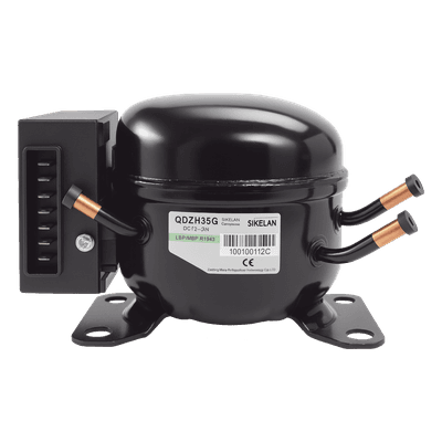 Compresor para Refrigerador / Gas R134a / Compatible BCD105 y EPLFZ100 / Color Negro QDZH35G EPCOM POWERLINE