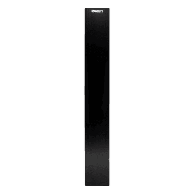 Tapa Final de Fila / 45 UR / Aluminio / 80.6 in (6.7 ft) / Negro / RoHS WMPV45EPB1 PANDUIT