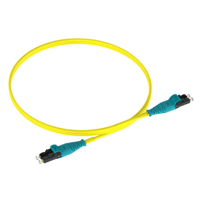 Jumper de Fibra Óptica / Monomodo OS2 9/125 µm / LC-LC Dúplex Push-Pull / OFNR Riser / 3 m (9.84 ft) / Amarillo F92ERQ1Q1SNM003 PANDUIT