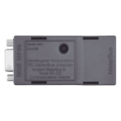 Adaptador de interfaz / Conversión RJ-11 a RS-232 / Modbus integrado / 72x35x22mm / 35g MSC MORNINGSTAR