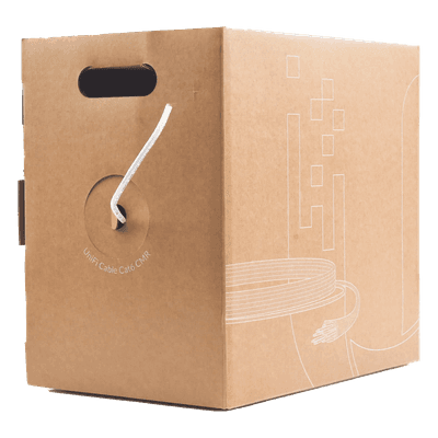 Cable UTP Cat6 / 23 AWG Cobre Sólido / 1 Gbps / CMR Riser / Bobina 305 m (1000 pies) U-CABLE-C6-CMR UBIQUITI