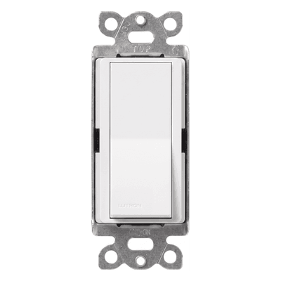 Interruptor de Paso 3 Vías / 120/277 V / 15 A / Iluminación y Motores / Paleta Grande / Blanco SC3PSSWL LUTRON ELECTRONICS
