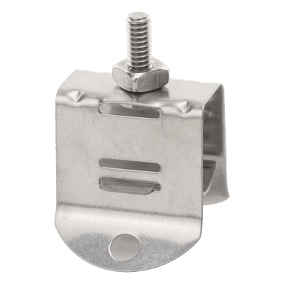 Sujetador de Cable Coaxial / Doble Click / 1/2 Pulgada / Paquete 10 Piezas STBH12 SYSCOM TOWERS