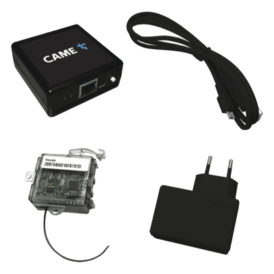 Kit de Control Remoto por APP / Gateway Ethernet / 3 Perfiles de Usuario / Salida de Relé / Protocolo CRP 8K06SA-001 CAME