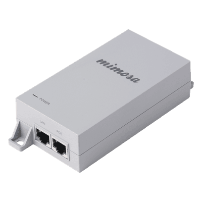 Inyector PoE / 50 VCC / 1.2 A / Gigabit / 2 x RJ-45 blindados / 65 x 36 x 163 mm / 0.4 kg POE50V MIMOSA NETWORKS