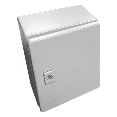 Gabinete NEMA 4 / IP66 / Acero / 50x70x25 cm / 19.7x27.6x9.8 ft / Platina UL G4A-705025-UL ANCLO