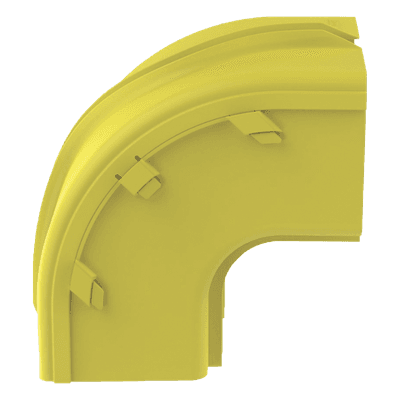 Bajada Vertical Exterior 90° / Canaleta 6x4 FiberRunner / Radio 2" (50.8 mm) / PC/ABS / Amarillo FROVRA6X4LYL PANDUIT