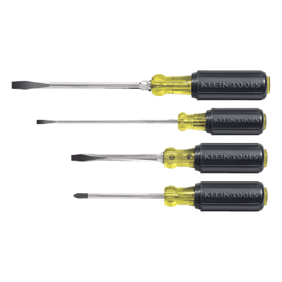 Juego de Desarmadores / Phillips / Plano / Cabinet / 4 Piezas / Mango Acojinado 85105 KLEIN TOOLS