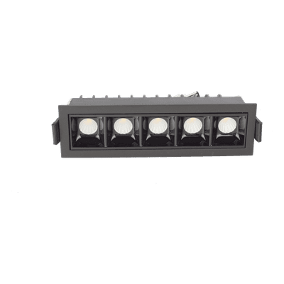 Reflector LED Lineal Empotrable / Luz Fría 6000 K / 10 W / 750 lúmenes / Haz 45° / IP20 / Vida útil 50000 hrs EPIDL10W EPCOM INDUSTRIAL