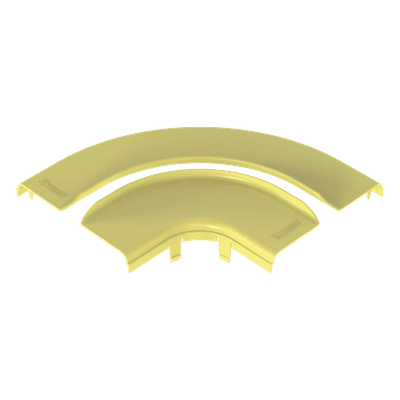Tapa para Ángulo Recto Horizontal / 90° / 4x4 pulgadas / Acceso 3/4" (19 mm) / ABS 94V-0 / Amarillo FRRASC6LYL PANDUIT