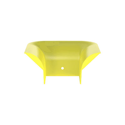 Accesorio de Control de Radio de Curvatura / 2' (50.8 mm) / Policarbonato/ABS / 3.75' x 3.75' x 7.93' (95.2x95.2x201.4 mm) / Amarillo FTR4X4LYL PANDUIT