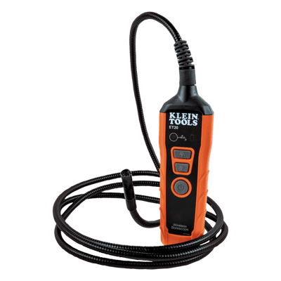 Boroscopio WiFi / Cámara 9 mm / Alcance 9 m (29.5 ft) / IP67 / Resolución 640x480 px / Cuello Flexible 1.8 m (5.9 ft) / LED Ajustables / Batería 5.5 h ET20 KLEIN TOOLS