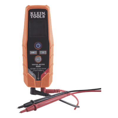 Probador de Continuidad/Voltaje / CAT IV 600 V / IP53 / Caída 3 m (9,8 ft) / LCD Retroiluminada ET250 KLEIN TOOLS