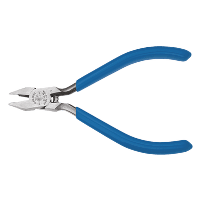 Pinzas de Corte Diagonal / 10.8 cm (4") / Cuchillas Semi al Ras HRC60 / Cortador Cable Cinta Níquel / Punta 3/16" (5 mm) D230-4C KLEIN TOOLS