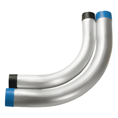 Codo Conduit Rígido de Aluminio / 1 1/4" (31.8 mm) / NPT Estándar Industrial / Sin Costura / UL-6A / ANSI C80.5 / IP para Áreas Peligrosas NEC 500