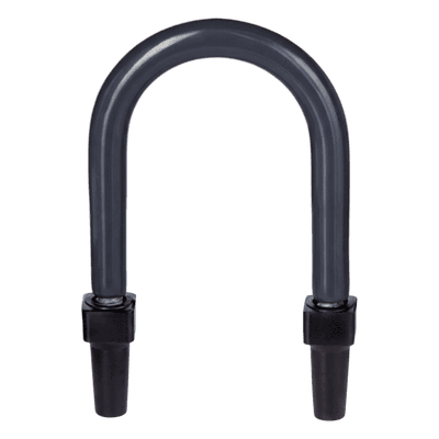 Abrazadera U de Pata Larga / Recubrimiento PVC 40 mils / Tubo 1 1/4" (32 mm) / Acero Galvanizado / IK09 / UL 203 AU-112-PC RAWELT