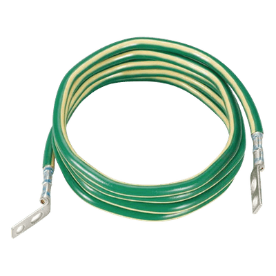 Jumper para Aterrizaje de Equipos / 6 AWG (16 mm²) / Terminal 45° y Recta / 240' (6.1 m) / Verde/Amarillo GJ6240UH PANDUIT
