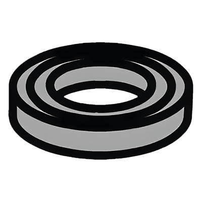 Junta para barrera / Compatible hasta 5 m (16.4 ft) / Serie 615 / 16x24x6,3x5,8 mm / 2 unidades 63000574 FAAC