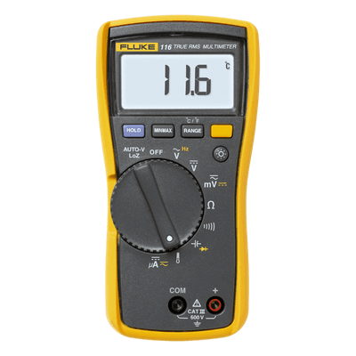 Multímetro Digital / HVAC / 6000 Recuentos / CAT III 600 V / Termómetro Integrado / Protección 6 kV FLUKE-116 FLUKE