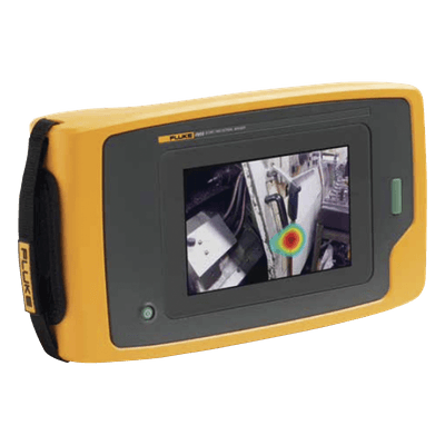 Cámara Ultrasónica Real de Imagen Acústica Industrial para Detección de Fugas en Ductos, Descargas Eléctricas, y Fallas en Rodamientos. ¡Solo FLUKE lo hace Posible: VEA LO QUE NO PUEDE OIR! FLK-II910 FLUKE