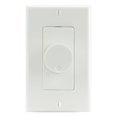 Control de Volumen Estéreo / 100W / Coincidencia de Impedancia / 1-8 Pares de Altavoces / Placa Frontal Decorativa VCK-100-AIW TRUAUDIO