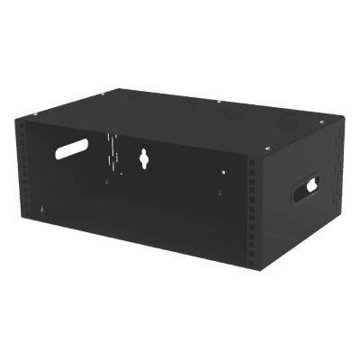 Gabinete de Pared para Redes / 4U / Profundidad 250 mm (9.8 in) / Acero Galvanizado Calibre 20 / Montaje Compacto LPWR50304U LINKEDPRO BY EPCOM