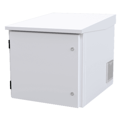 Gabinete Exterior para Rack / 9 UR / Profundidad 705 mm (2.3 ft) / IP54 / Acero Calibre 18 / Ventilador y Termostato / Aislante Poliuretano LP-FORTE-6078-09U LINKEDPRO BY EPCOM
