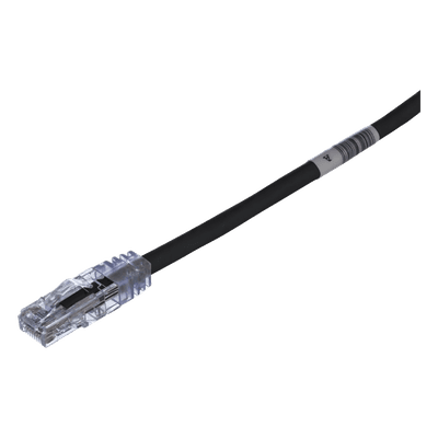 Cable de Parcheo UTP Cat6 / 24 AWG / CM / 3.05 m (10 Pies) / Color Negro UTPSP10BLY PANDUIT