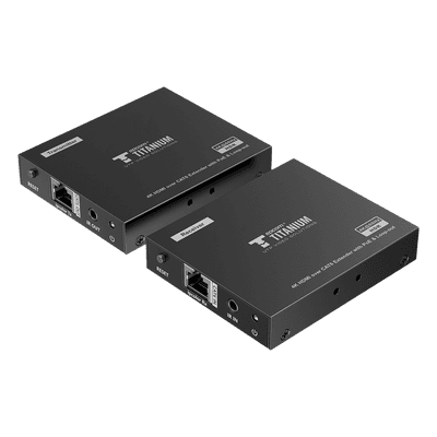 Extensor HDMI / 4K@60 Hz / 70 m (229.7 ft) / Cero Latencia / Sin Compresión / PoC / Audio 3.5 mm / Control IR Bidireccional TT-672PRO EPCOM TITANIUM