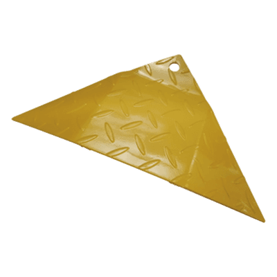 Bisel Final para Picos Ponchallantas / Acero Amarillo / 225 x 480 x 45 mm / 0.74 x 1.57 x 0.15 ft / Compatible 1 m XB-TK-CAP-H ACCESSPRO