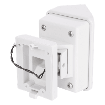 Montaje para Sensor PIR Exterior / Ajuste 90° / Cobertura Extendida 90° / Incluye Adaptador