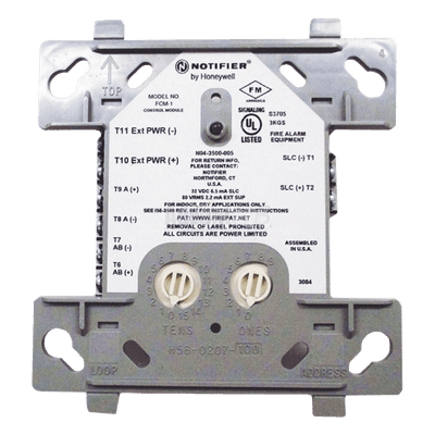 Módulo de Control Direccionable / Circuito NAC 24 VDC o Audio 70.7 Vrms / Protocolo FlashScan / Direccionamiento 01-159 / Clase A o B FCM-1 NOTIFIER