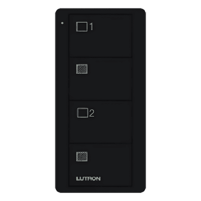 Control Pico inalámbrico / 4 botones / 2 grupos de persianas (abrir/cerrar) / RF 431-437 MHz / batería CR2032 / Caseta Wireless, RA2 Select, RadioRA 2/3 PJ24BGBLS21 LUTRON ELECTRONICS